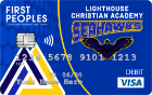 Lighthouse Christian Academy Seahawks SwipeBoost Debit Card image
