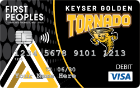 Keyser Golden Tornado SwipeBoost Debit Card image