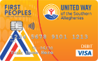 United Way of the Southern Alleghenies Debit Card Image