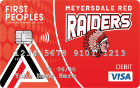 Meyersdale Red Raiders SwipeBoost Debit Card image